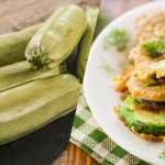 Cukini dalam adonan ini adalah yang pertama kali disapu bersih