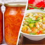 Saus sup beraroma: Saya memb toples dan sup musim dingin